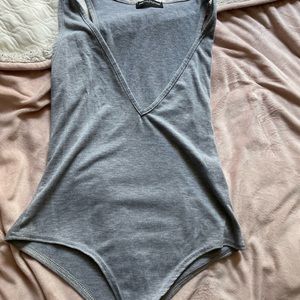 Grey bodysuit